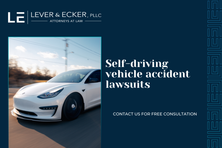 self-driving vehicle accident lawsuits