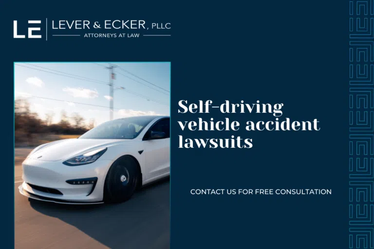 self-driving vehicle accident lawsuits