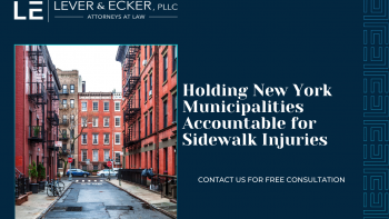 holding New York municipalities accountable for sidewalk injuries