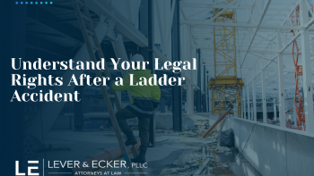 a graphic that says "understand your legal rights after a ladder accident"